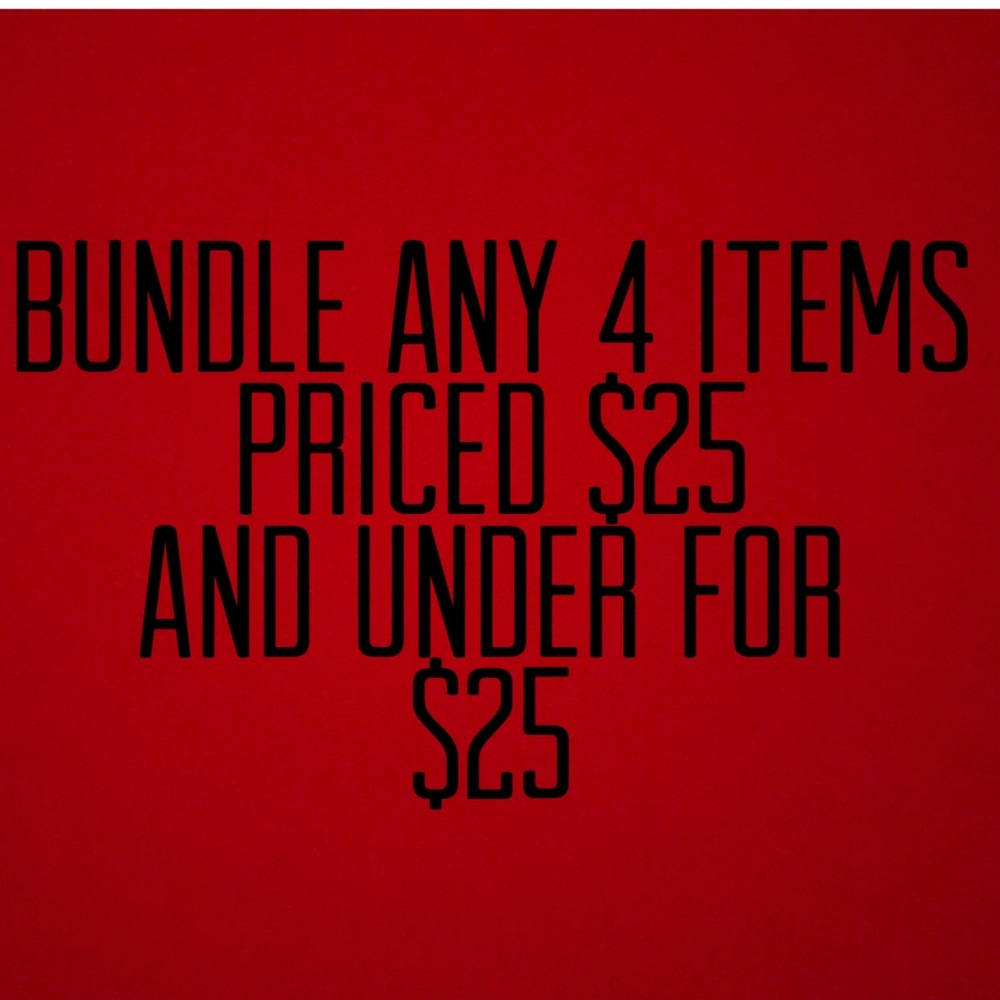 🎀💖Bundle 4 items under $25💖🎀 pay $25